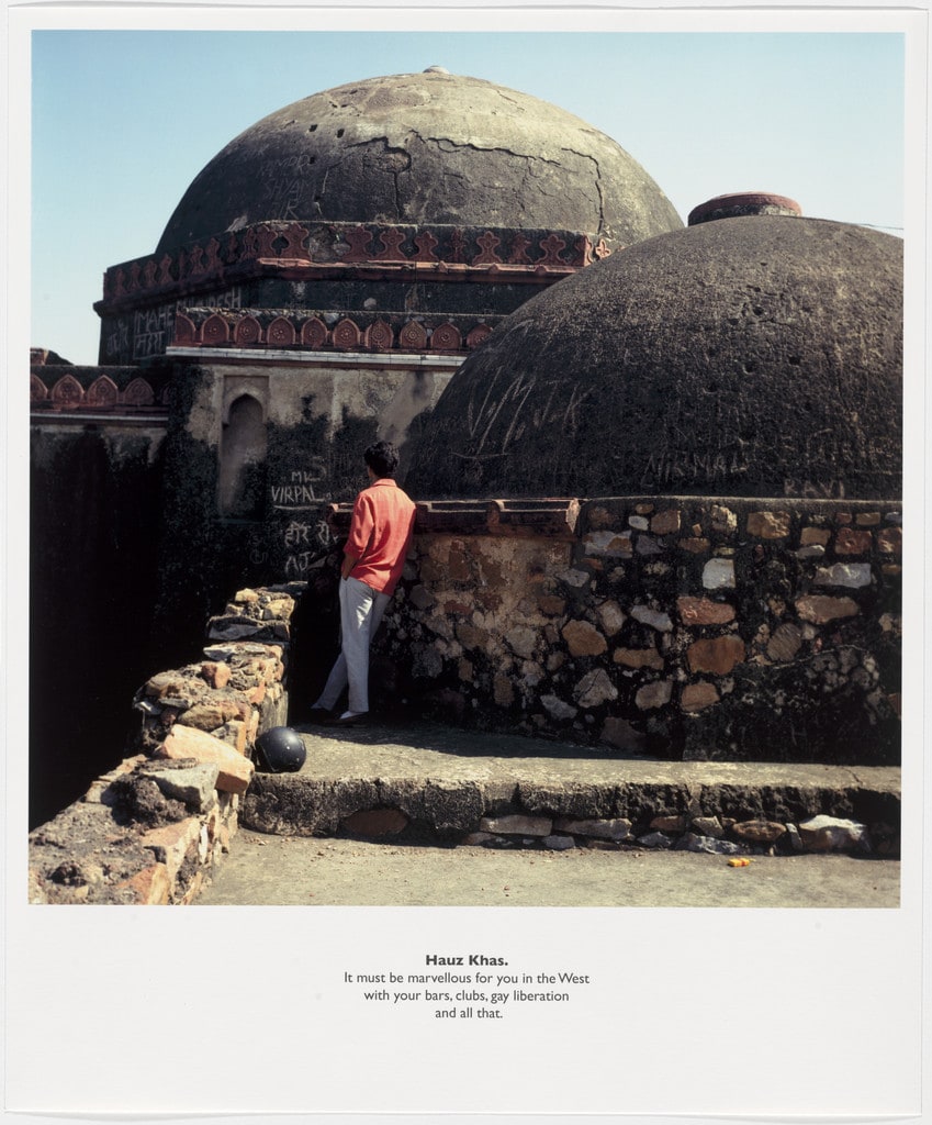 Hauz Khas. It must be marvelous for you in the West with your bars, clubs, gay liberation and all that from the series Exiles