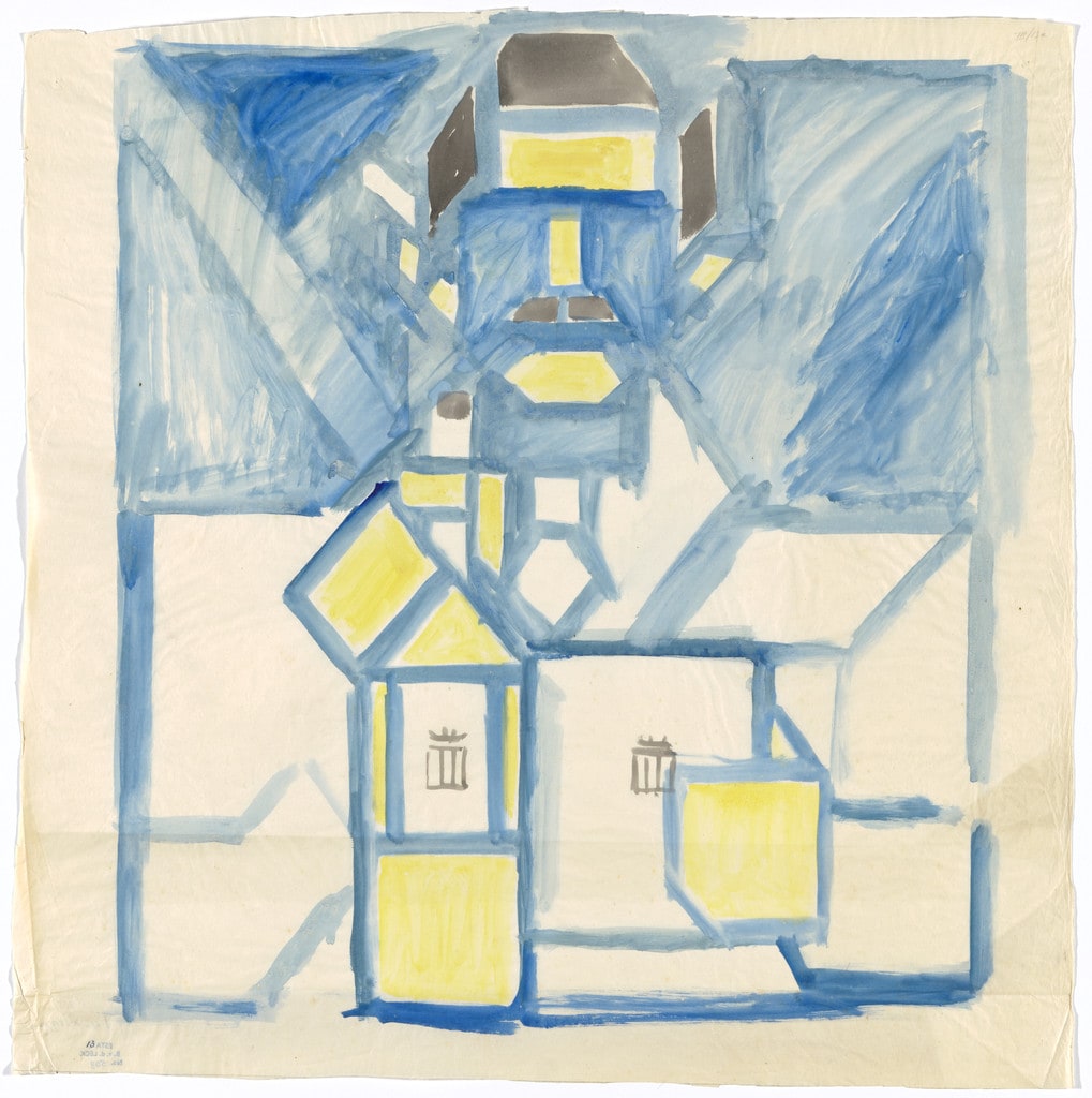 Preliminary design for poster for Delft Salad Oil (Delftsche Slaolie)