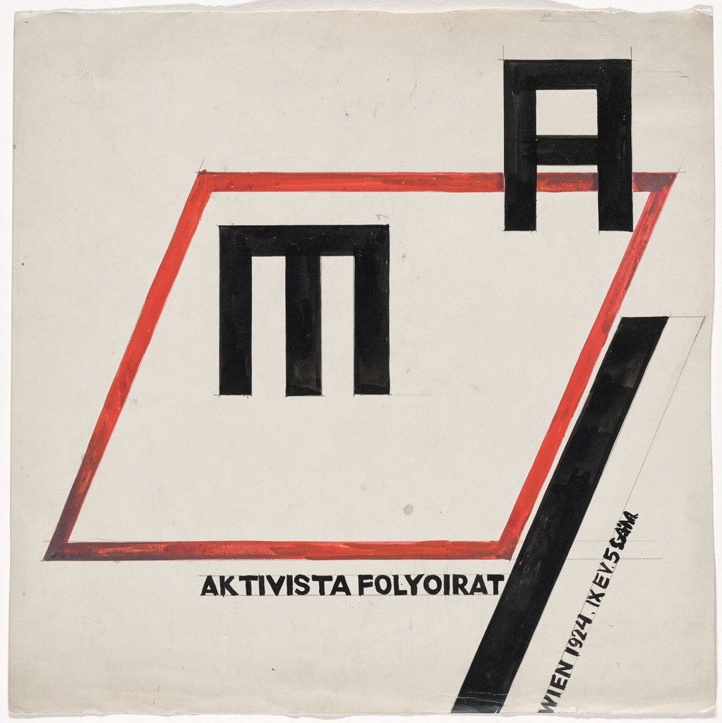 Cover design (unrealized) for Ma: Aktivista folyóirat, vol. 9, no. 5