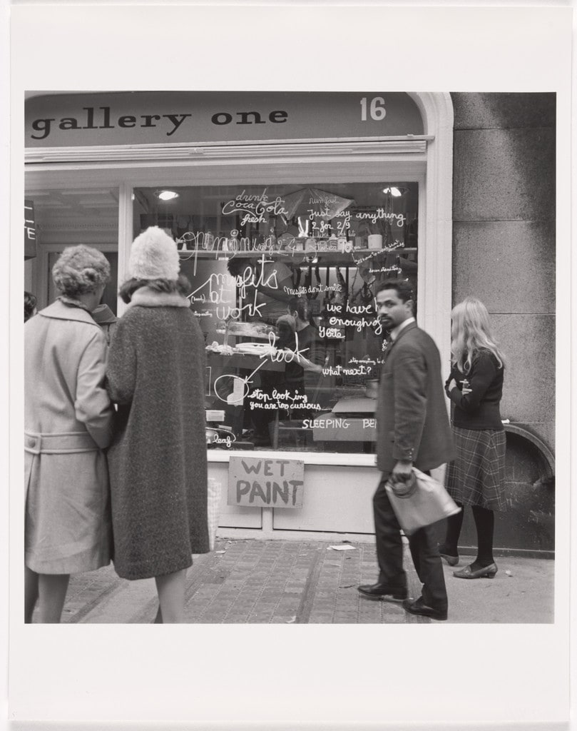 Sculpture Vivante (Living Sculpture), Festival of Misfits, Gallery One, London, October 23- November 8, 1962