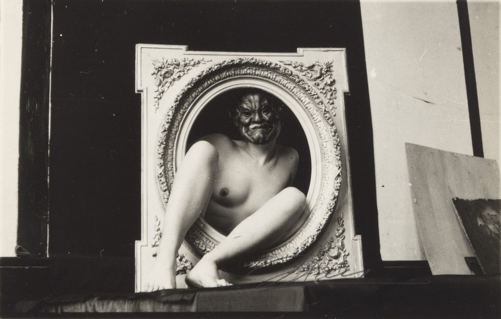 Attempting to Escape the Frame with Mask No. 3