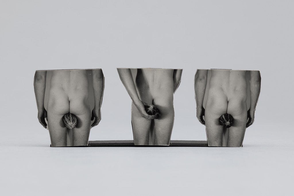 Untitled (collage featuring Gary Hume)