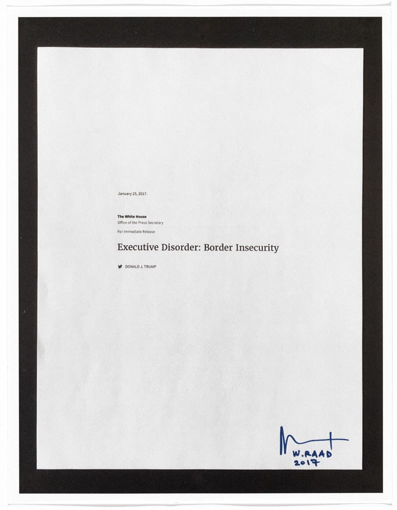 Untitled from Art Against Immigration Ban Letter Portfolio