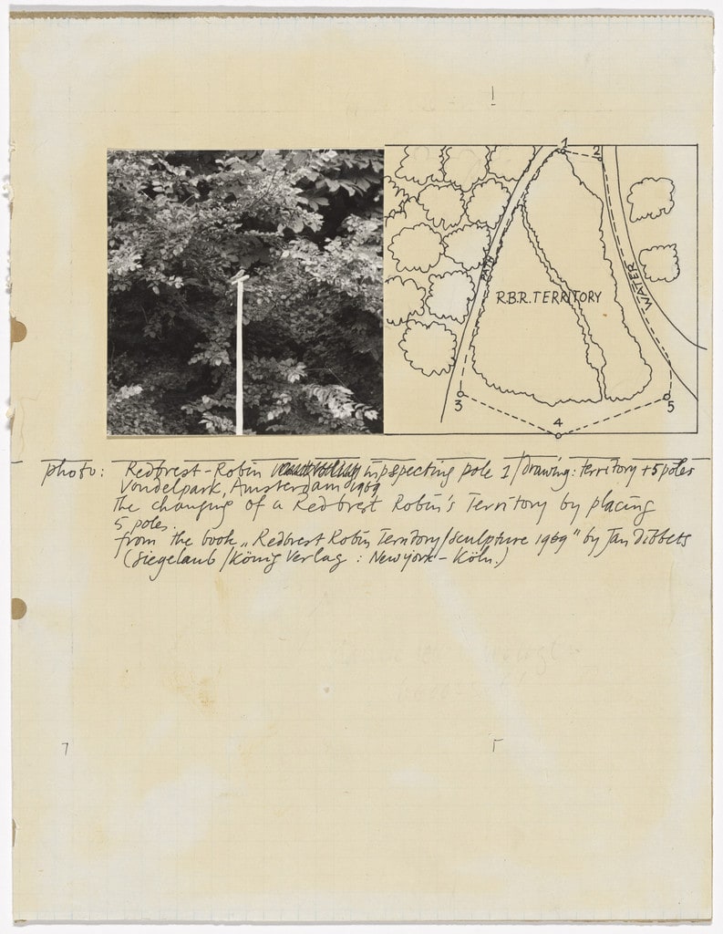 From the Book Redbreast Robin Territory / Sculpture 1969