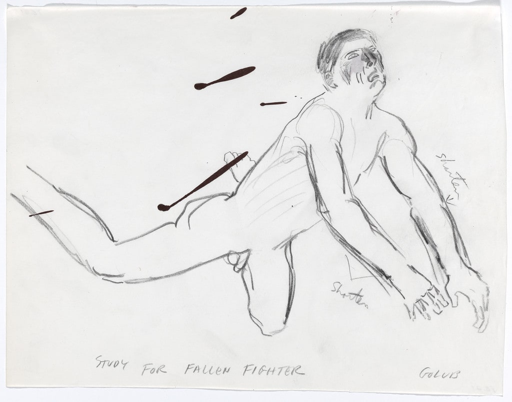 Study for Fallen Fighter