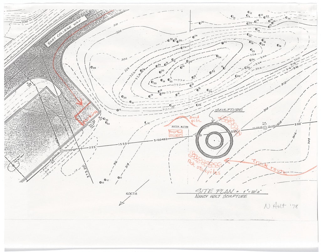 Site Plan for a Sculpture