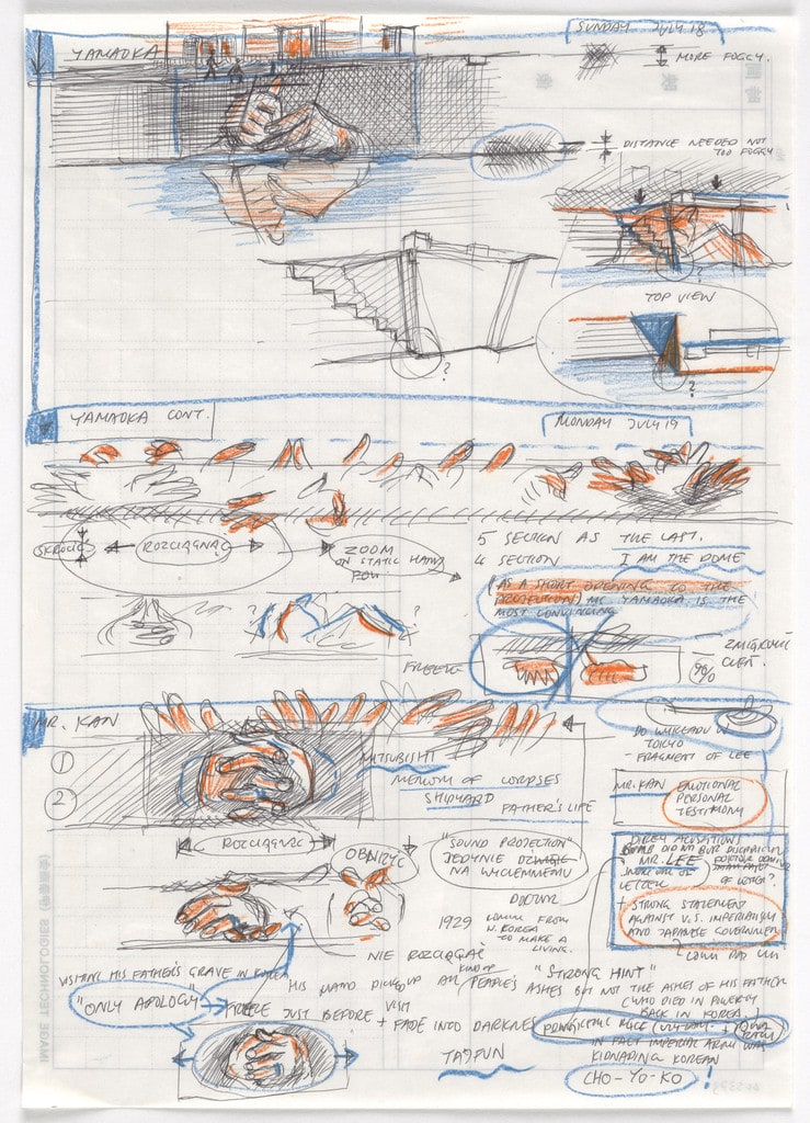 Studies for Hiroshima Projection
