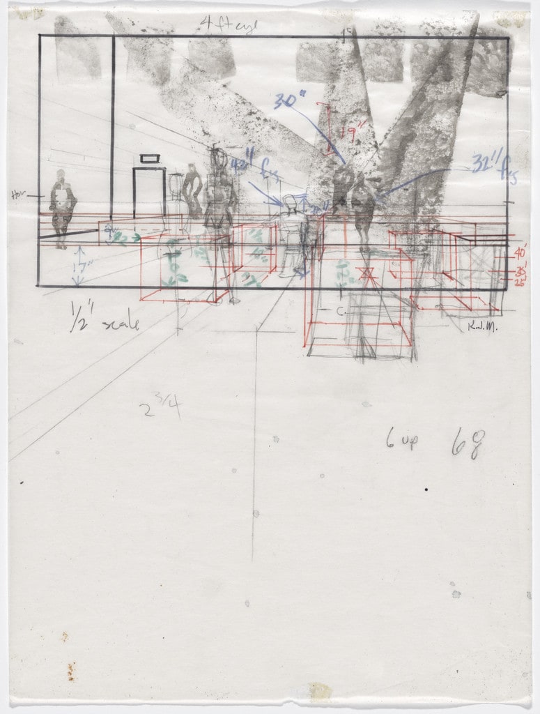 Untitled study for Untitled (Club Scene)