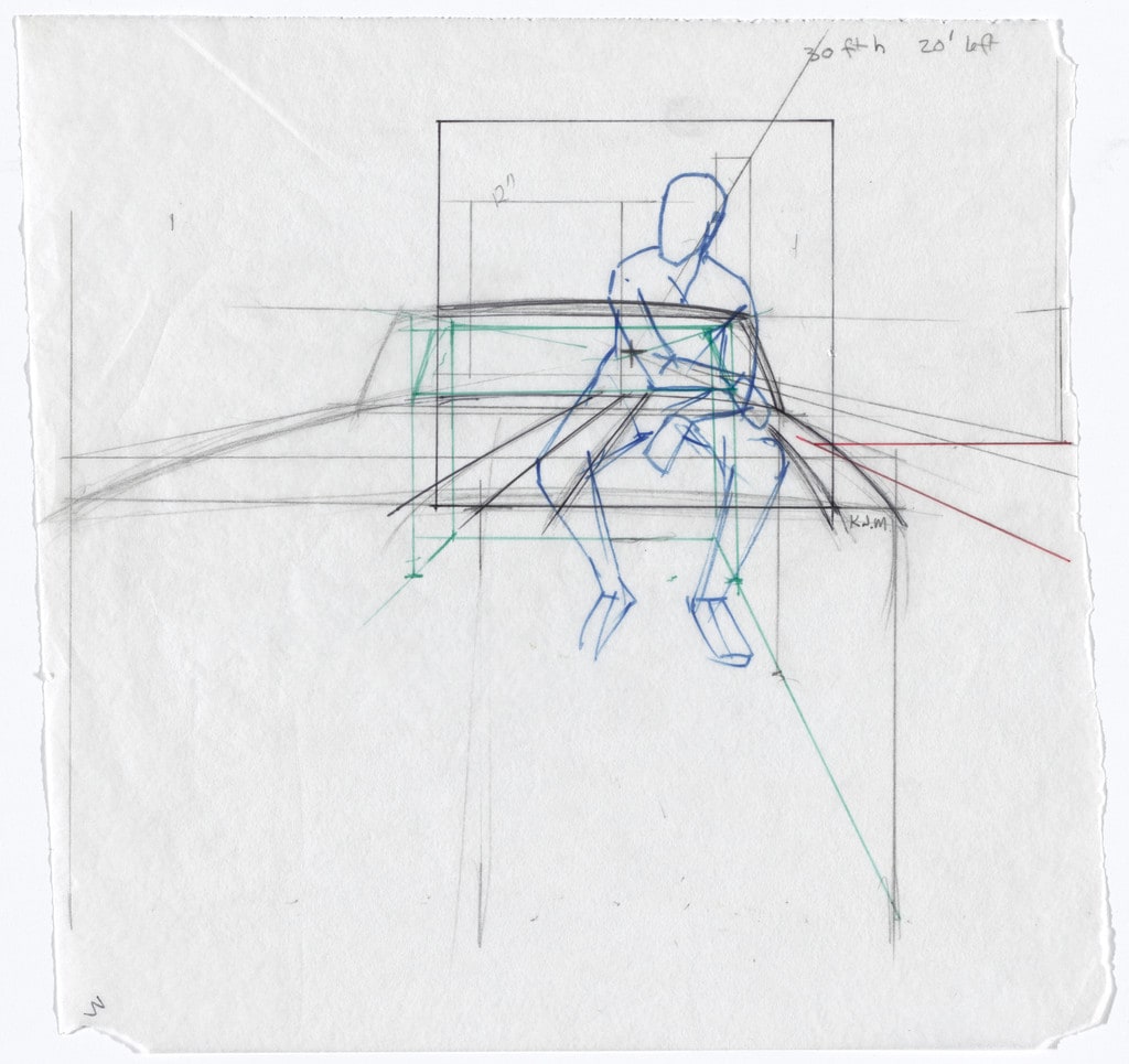 Untitled study for Untitled (policeman))