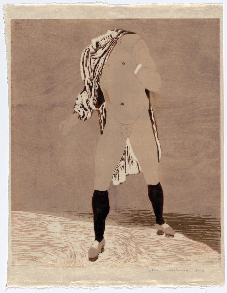 Headless Man in Stockings