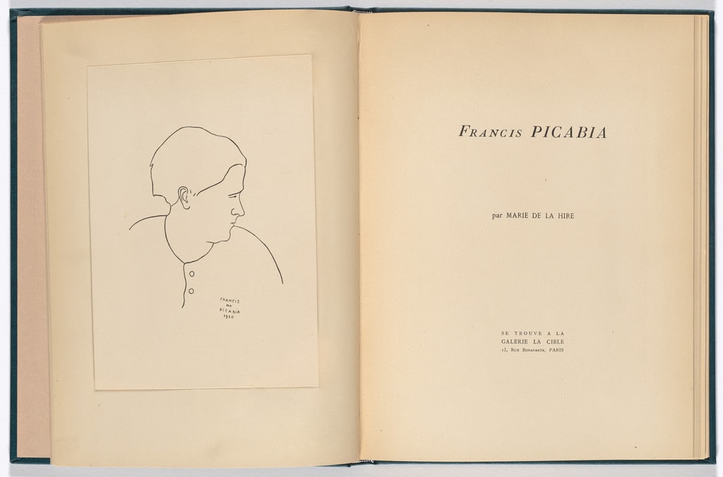 Reproduction of Francis par Picabia 1920 (frontispiece) from Monographie Francis Picabia (Francis Picabia Monograph)