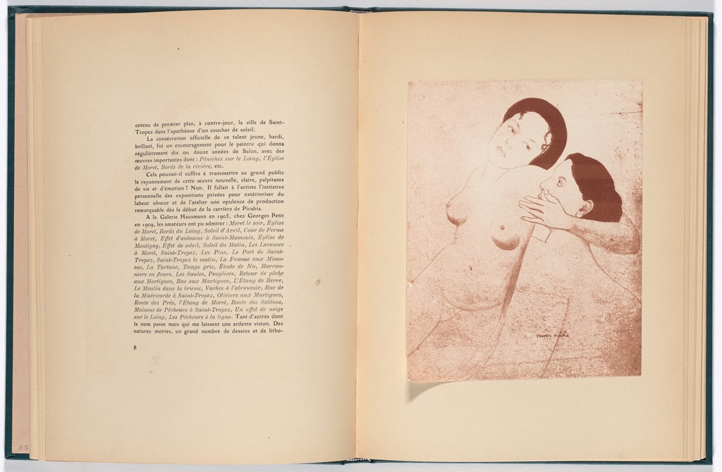 Plate (facing page 8) from Monographie Francis Picabia (Francis Picabia Monograph)
