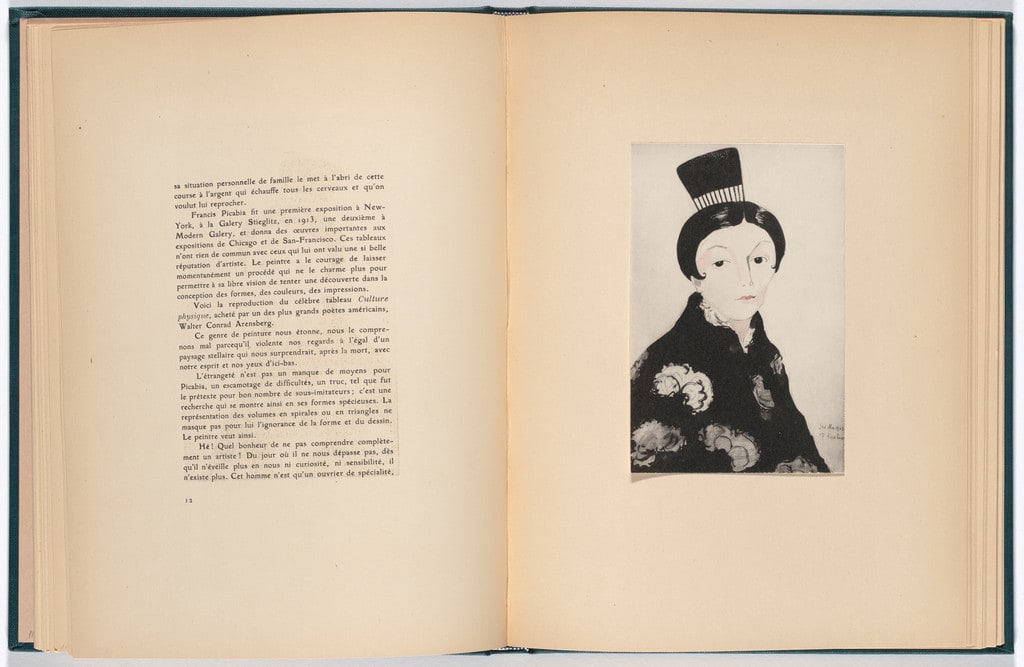 Plate (facing page 12) from Monographie Francis Picabia (Francis Picabia Monograph)