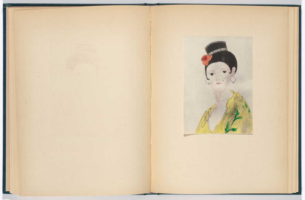 Reproduction of Flamenca à la rose rouge (Flamenca with the Red Rose) (following page 12) from Monographie Francis Picabia (Francis Picabia Monograph)