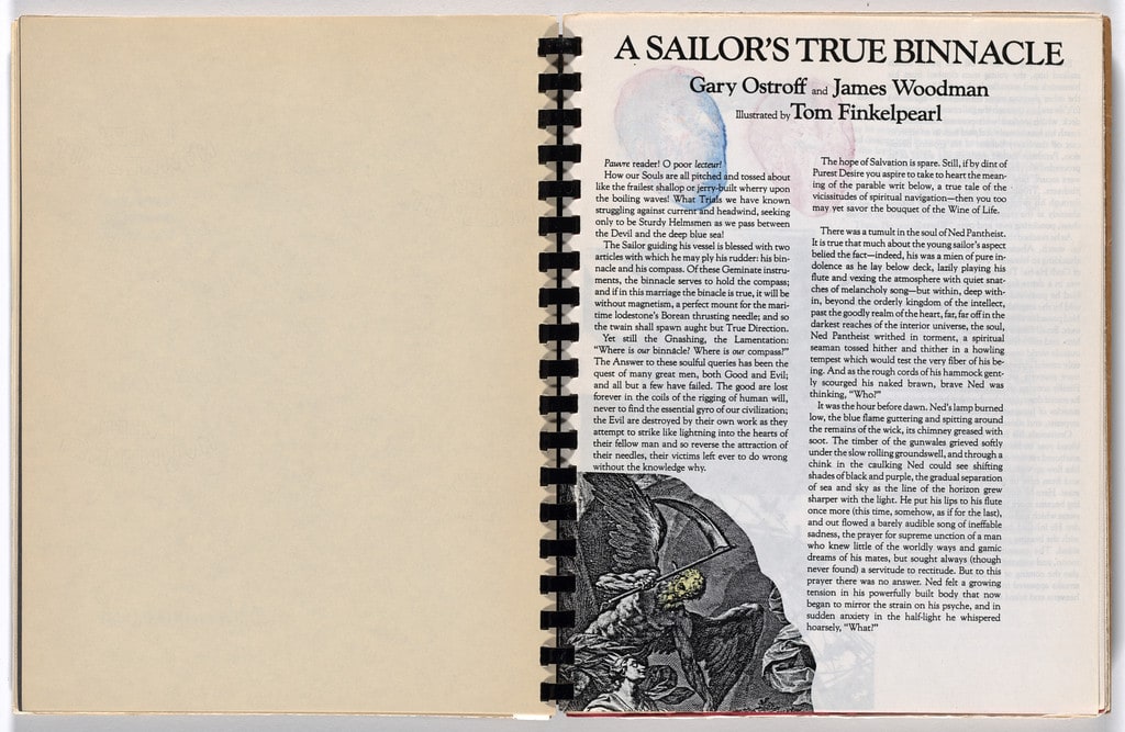 A Sailor's True Binnacle (folios 22 and 23) from Eye Magazine #14 "Cobalt Myth Mechanics"