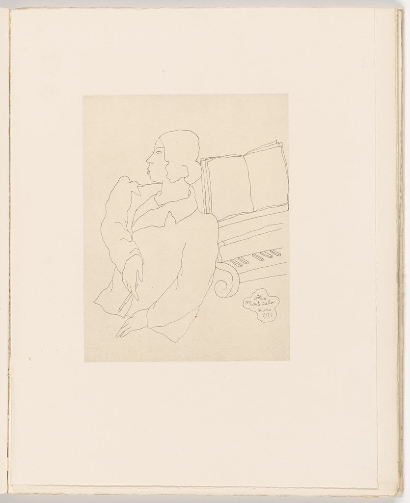 Frontispiece (folio 3) from Les Biches, vol. I