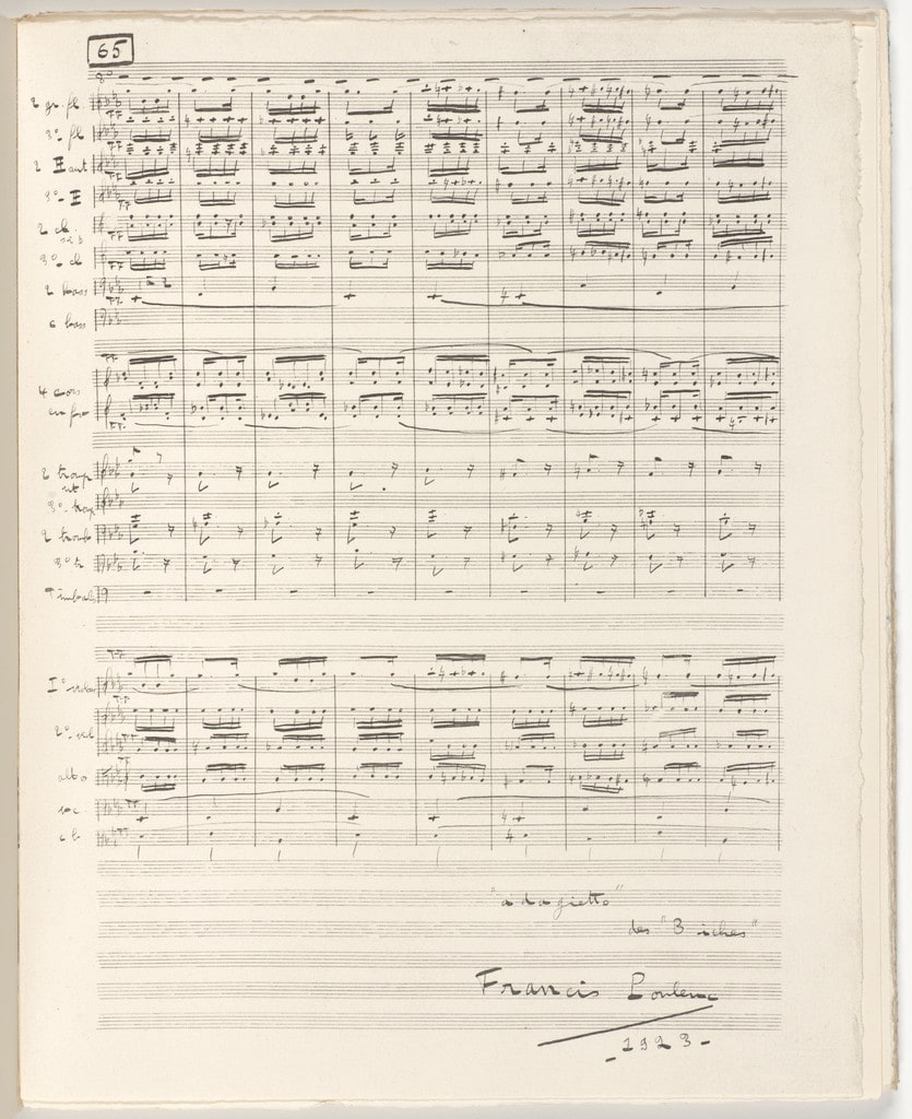Plate (folio 16) from Les Biches, vol. I
