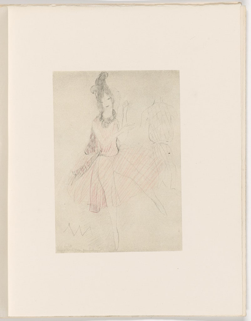 Plate (folio 25) from Les Biches, vol. I