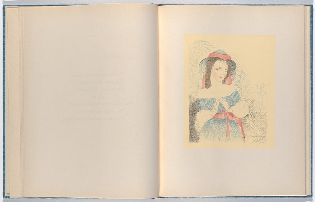 Plate (folio 12) from Les Petites filles (The Little Girls)