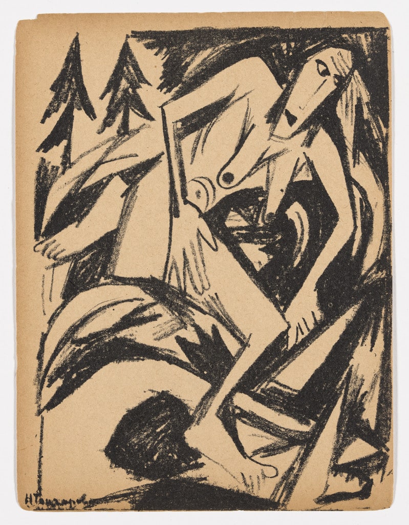 Plate from the illustrated book Pustynniki; Pustynnitsa. Dve poemy (Hermits; Hermitess: Two Poems)