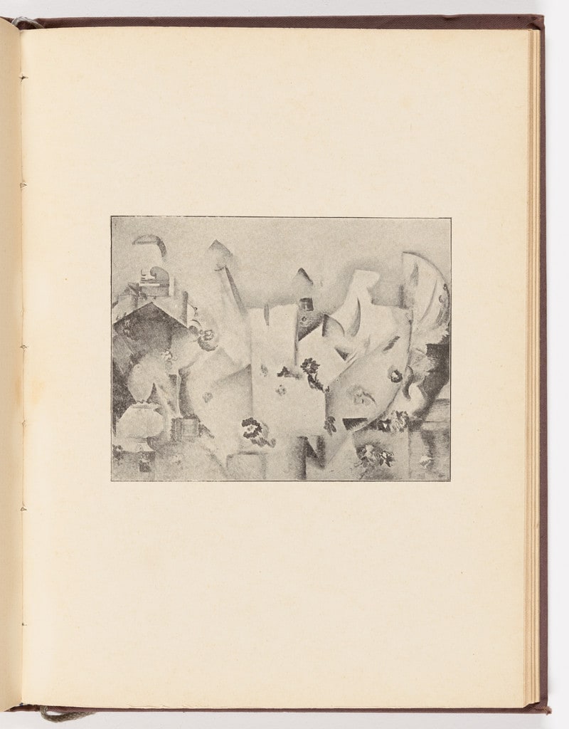 Plate (facing page 96) from Futuristy. Pervyi zhurnal' russkikh' futuristov' (Futurists: First Journal of the Russian Futurists) no. 1-2