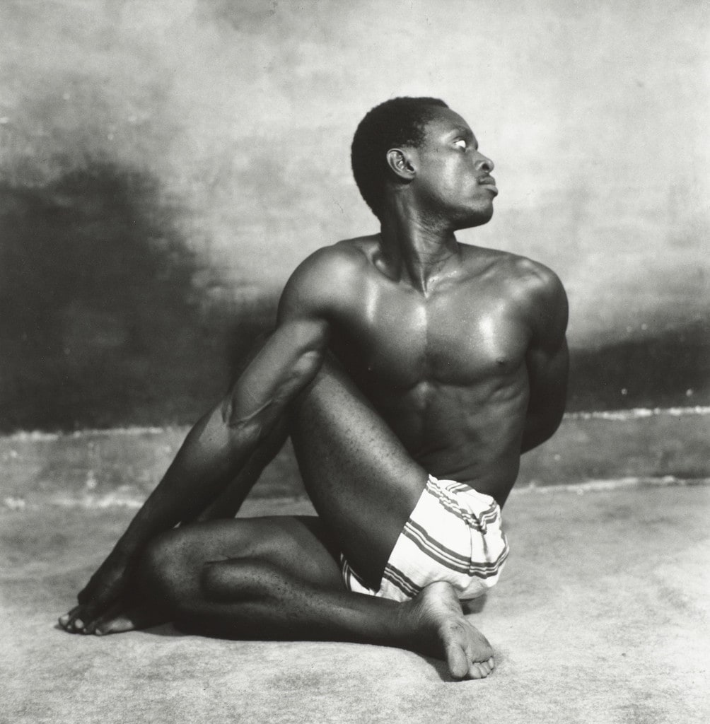 J. Peter Dodoo Jr., Yoga Student of “Mr. Strong,” Ever Young Studio. Accra