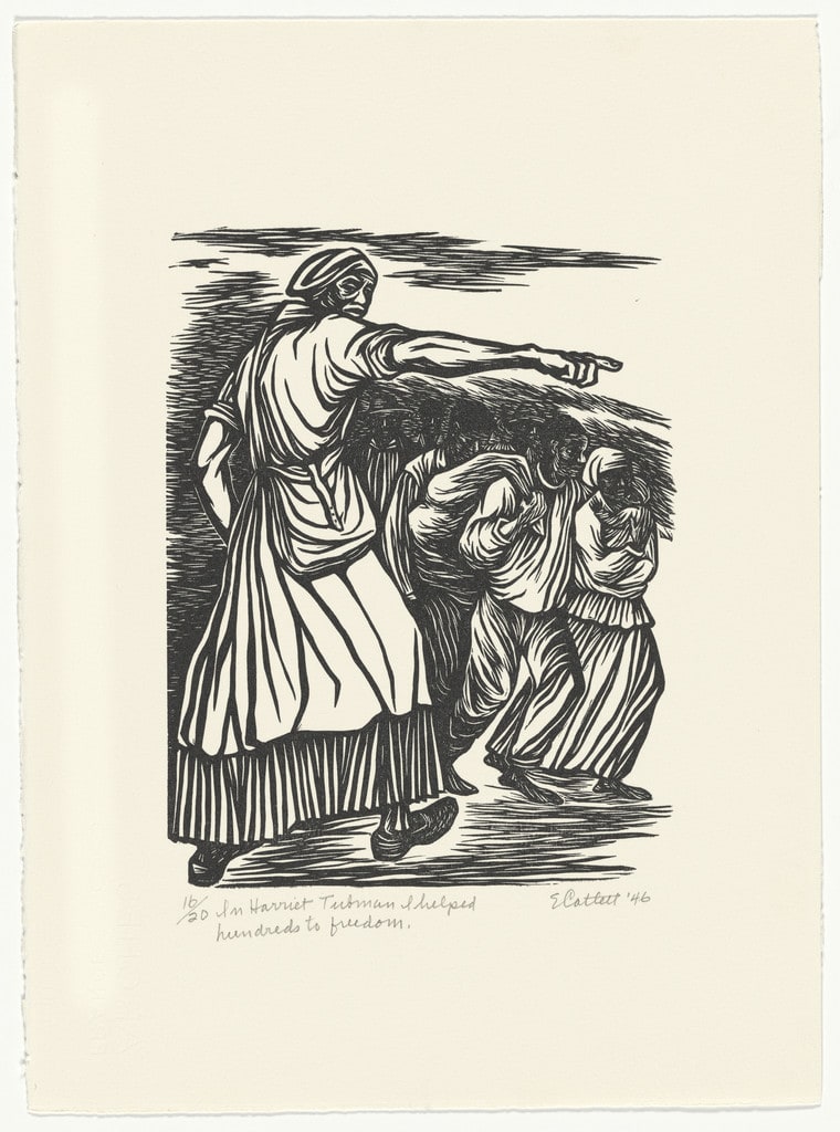 In Harriet Tubman I Helped Hundreds to Freedom from the series The Black Woman