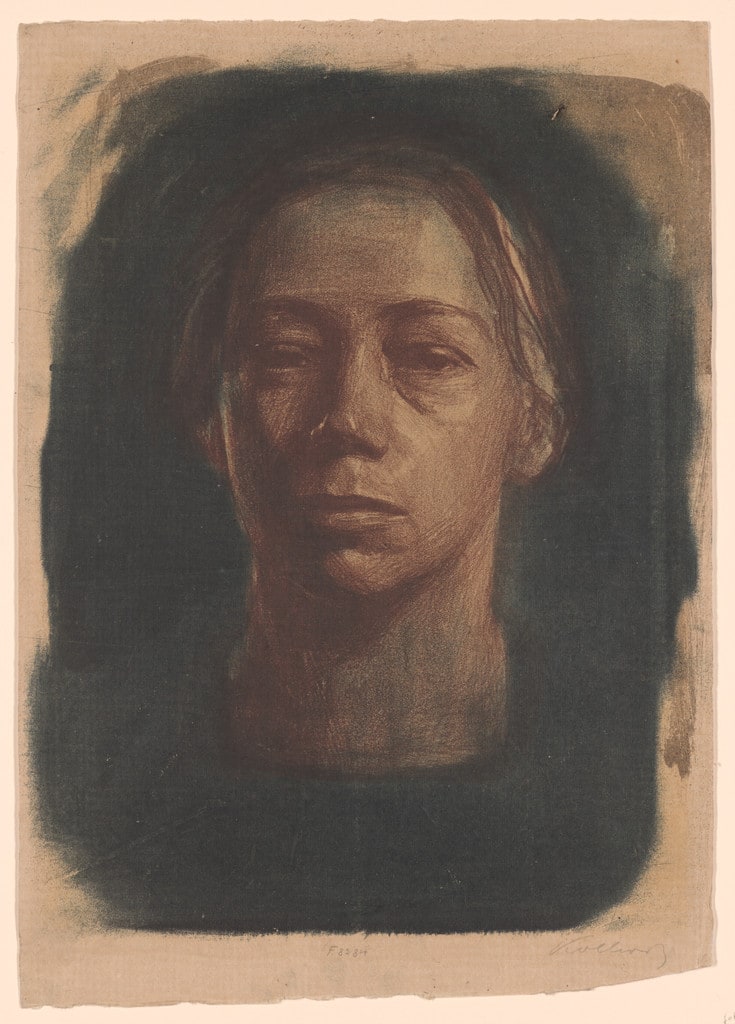 Self-Portrait en Face (Selbstbildnis en face) state I/II