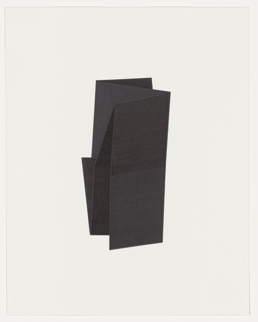 Untitled (Black Folds IX)