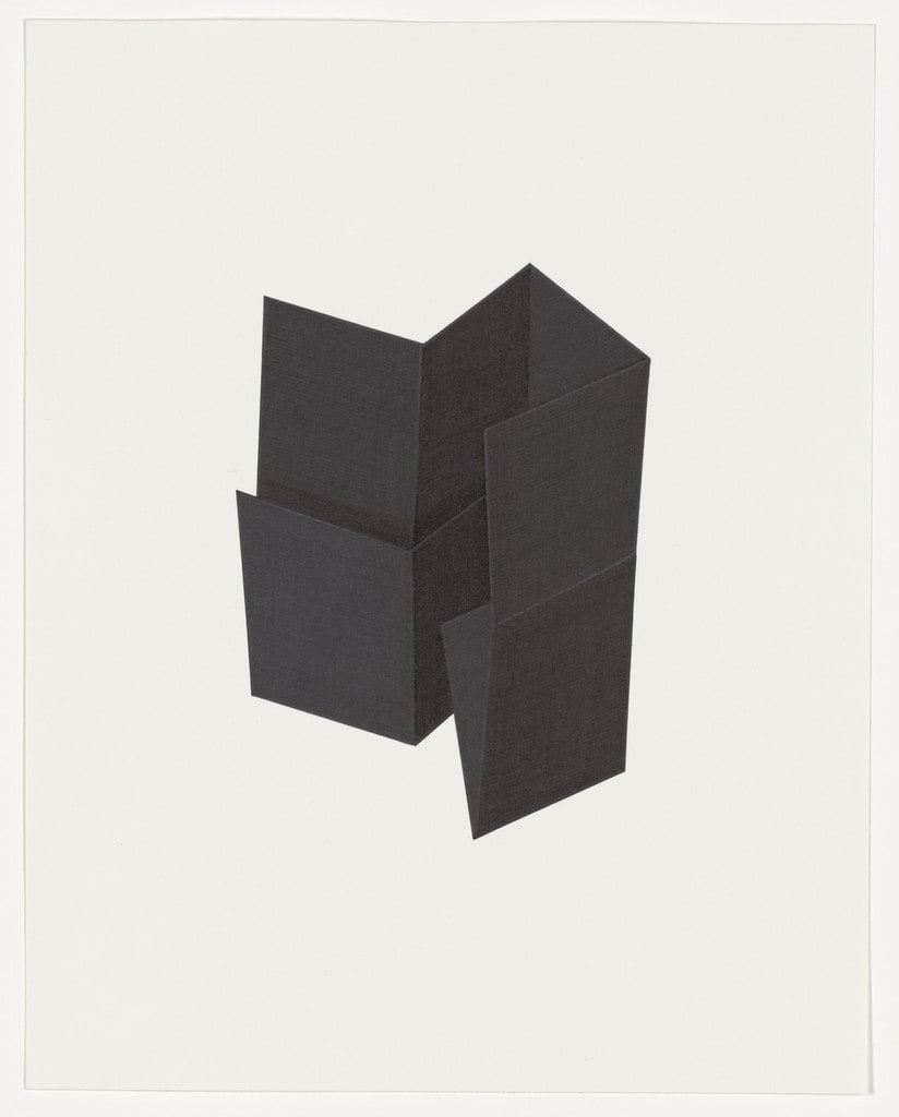 Untitled (Black Folds X)