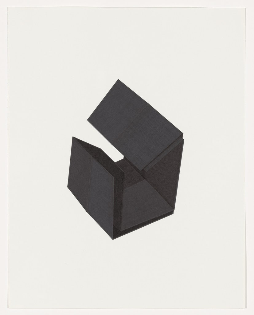 Untitled (Black Folds XII)