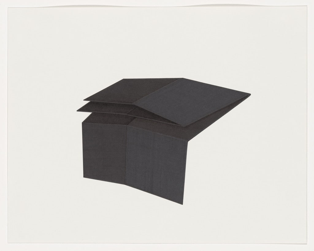 Untitled (Black Folds XIII)