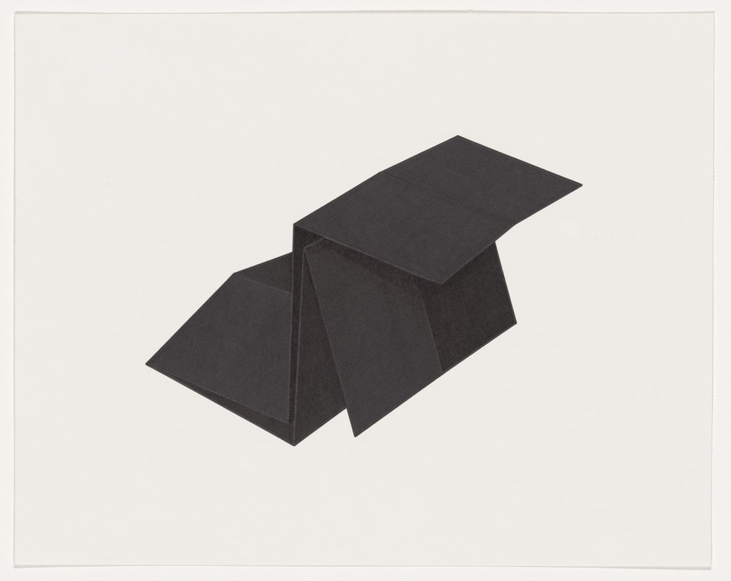 Untitled (Black Folds XIV)