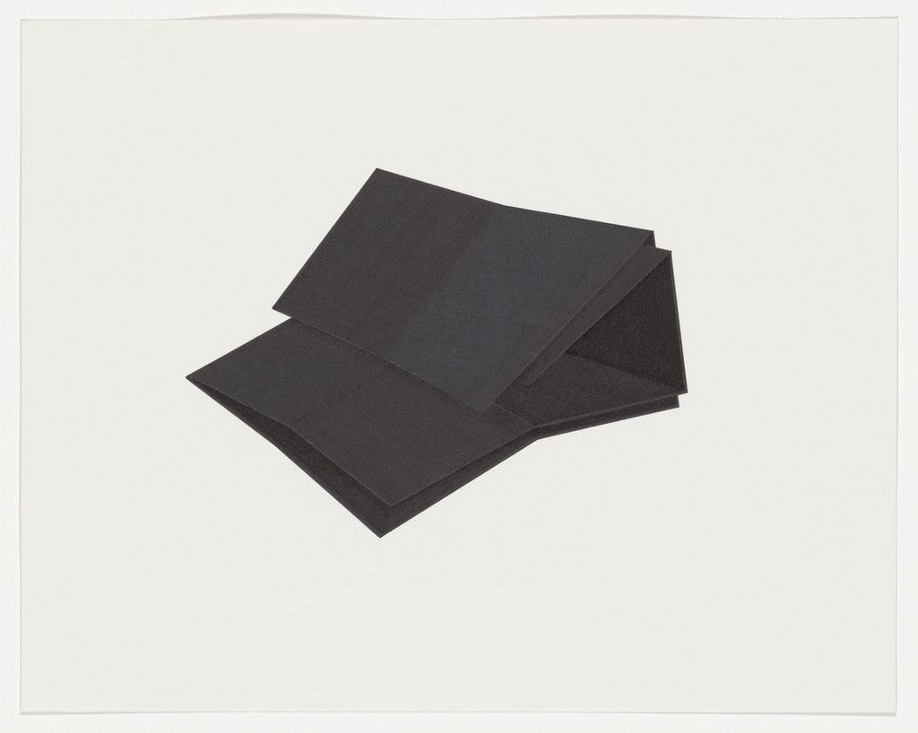 Untitled (Black Folds XV)