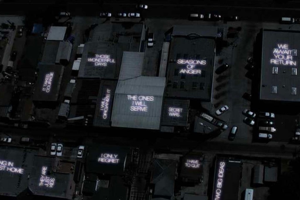 Signs Facing the Sky
