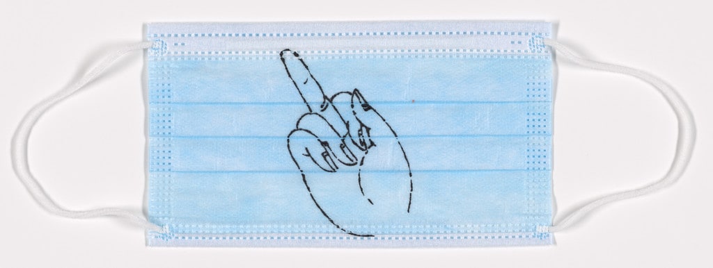 Hand with Gesture from the Finger Series from the collection Ai Weiwei MASK