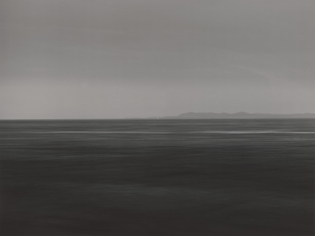 Point of Ayre Lighthouse. Isle of Man. Seen from Burrowhead, Scotland