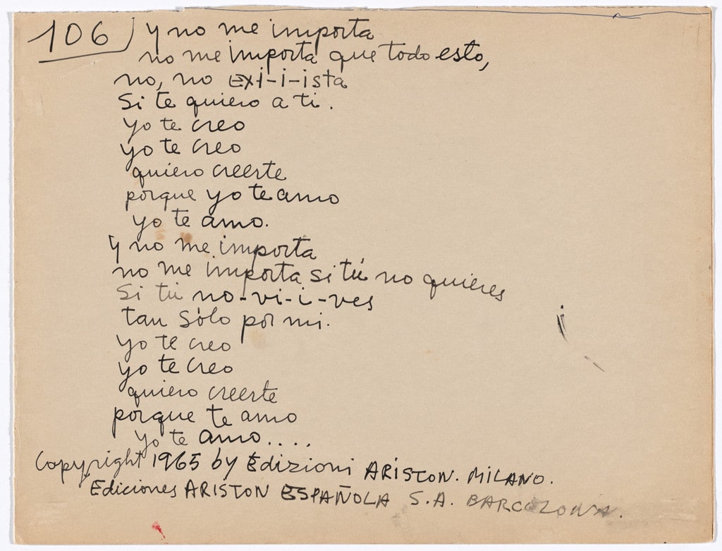 Folio XXVIII from Bewitching Kisses (Besos Brujos)