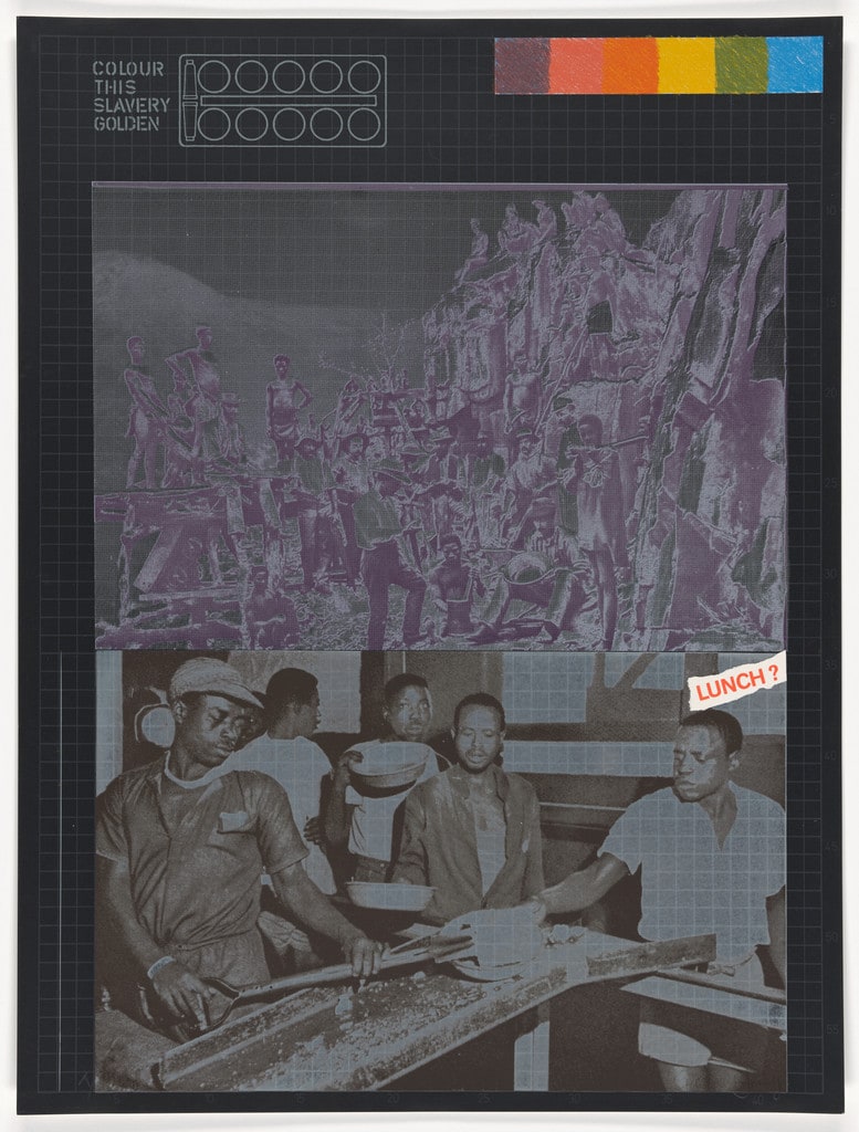 Colour this Slavery Golden from A South African Colouring Book