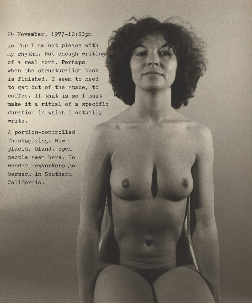 Fragments from a Visual Journal (24 November, 1977–12:00 pm)