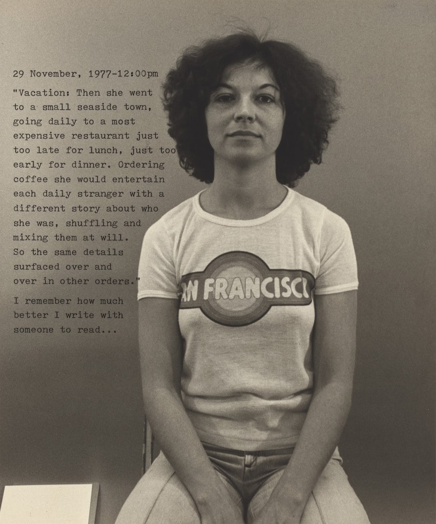 Fragments from a Visual Journal (29 November, 1977–12:00 pm)