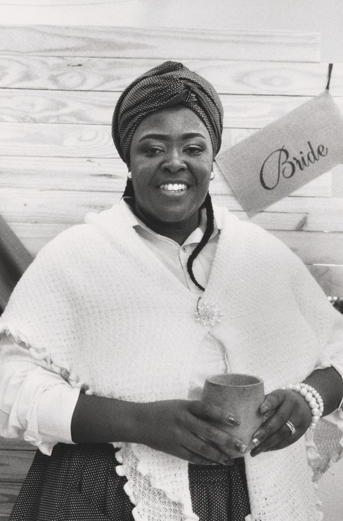Bride, Lesego Peega at her Wedding with Skhumbuzo Hadebe, Kgabalatsane