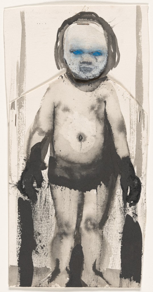 Baby with Blue Face