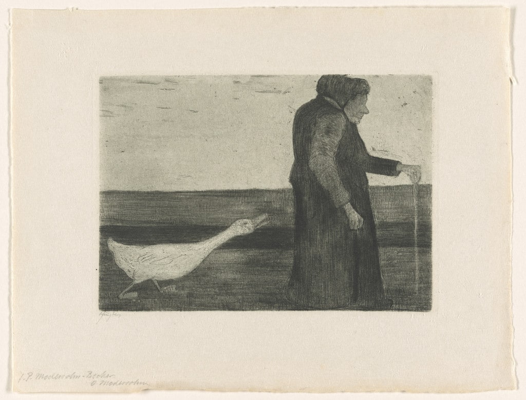 The Woman with the Goose (Die Frau mit der Gans)