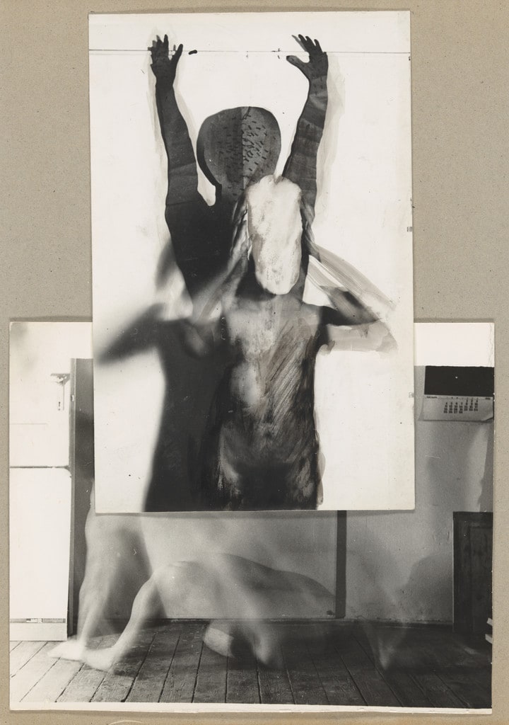 Self-Portrait with Mask and Shadow