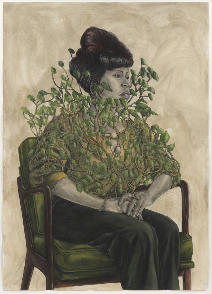 Woman with Lizards