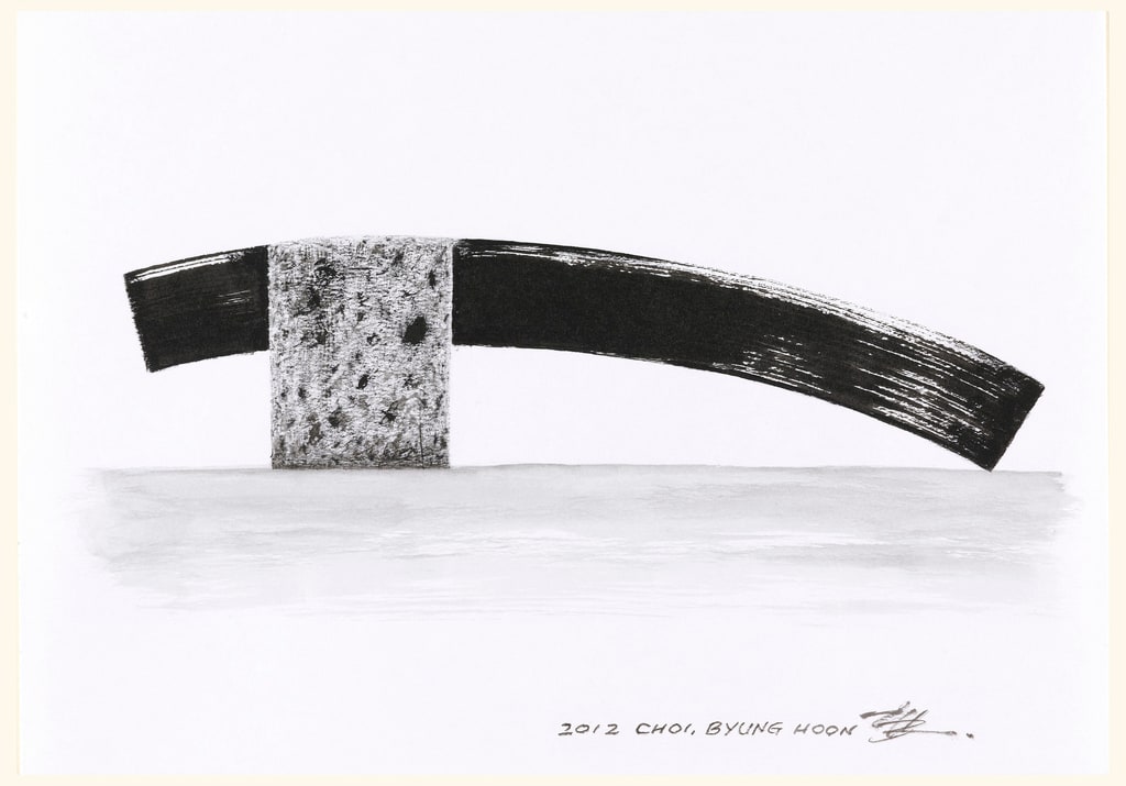 Drawing, afterimage sketch, 2012