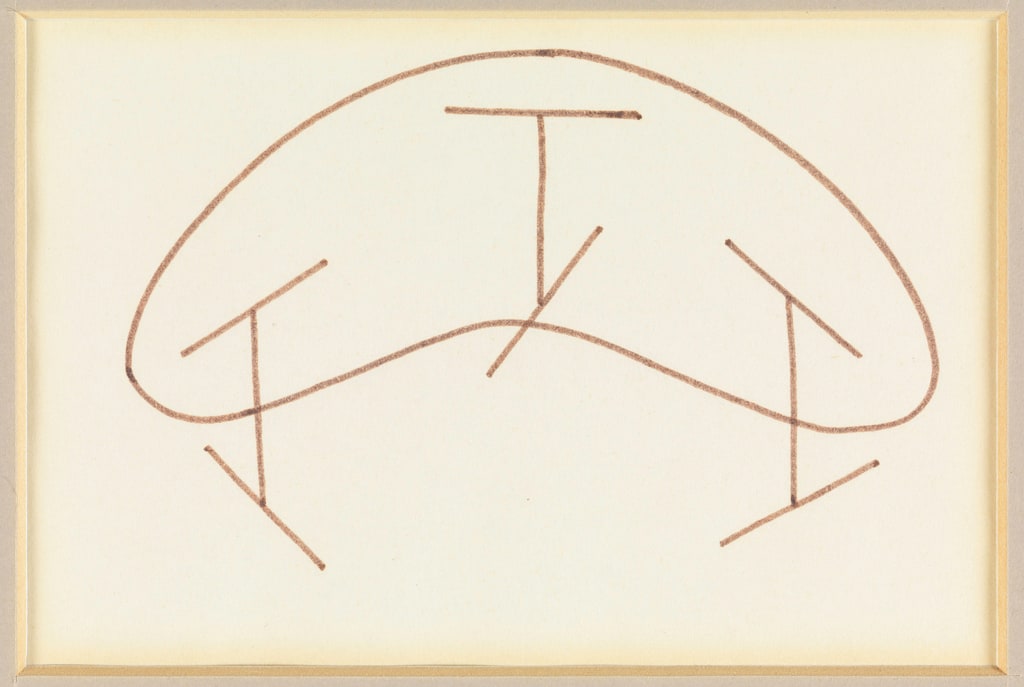 Drawing, Design for Table, ca. 1981