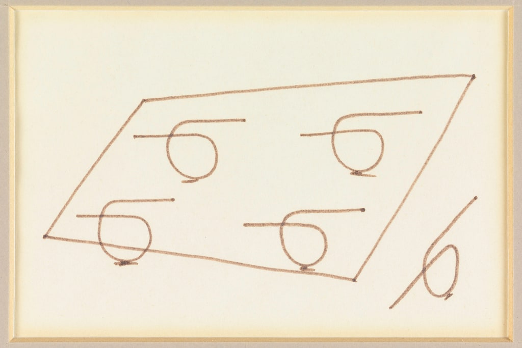 Drawing, Design for Table, ca. 1981