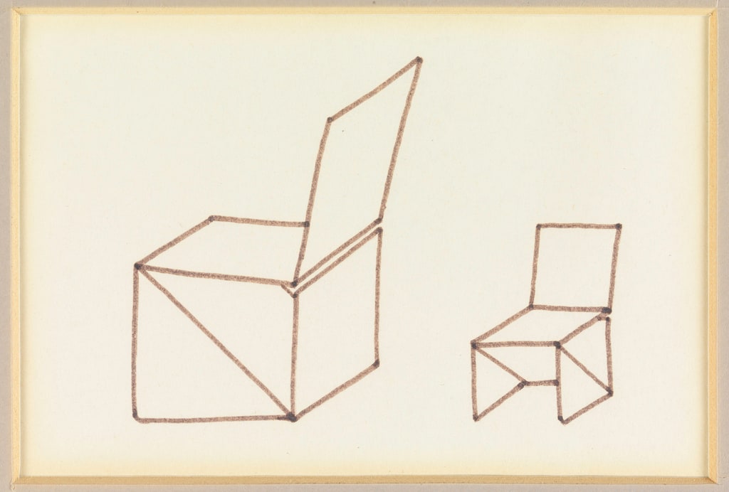 Drawing, Design for Chair, ca. 1981